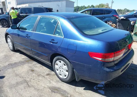 2003 Honda Accord 2.4 Lx из США, поврежденный, VIN 1HGCM56363A017594